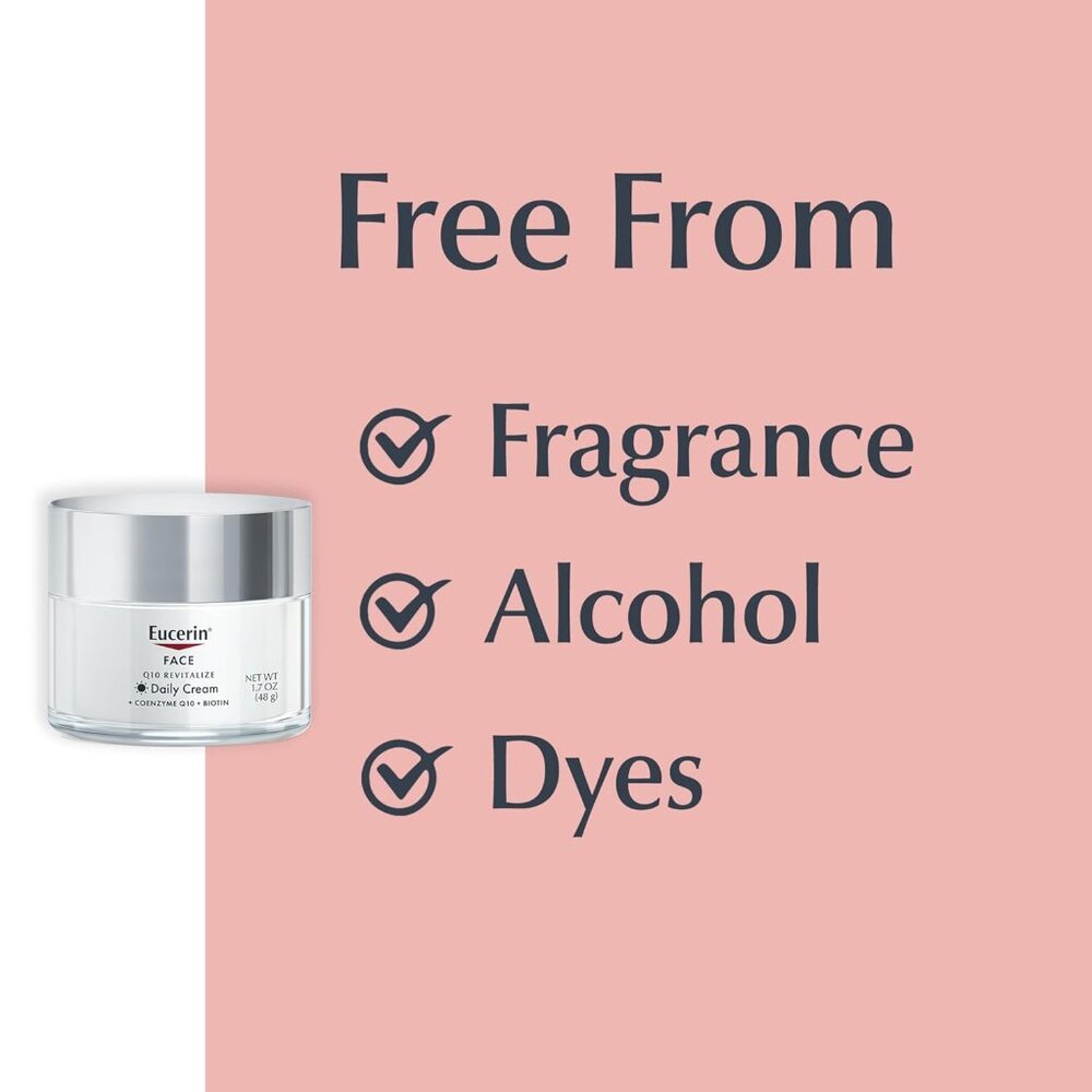 Q10 Anti-Wrinkle Face Cream, Unscented Face Cream for Sensitive Skin, 1.7 Oz Jar - Picture 6 of 16